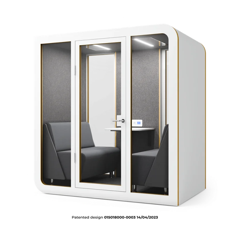 SilentBox Quartet — Besprechungsbox und Meetingkabine für Teams bis vier Personen